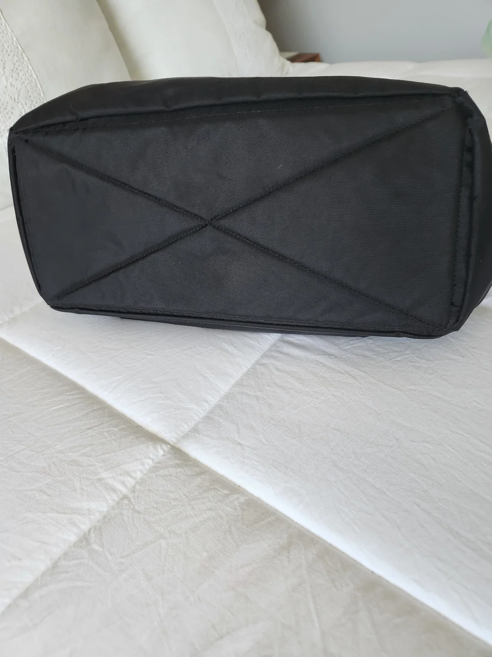 Marc Jacobs Baby Bag Black Nylon Tote with Front Zip Pocket